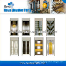 Steel Elevator Door Plate / Lift Door Plate in Mirror Golden